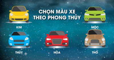 Cách chọn màu xe theo phong thủy